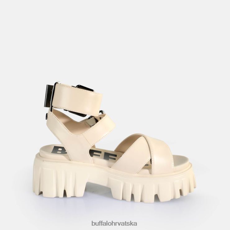 krema Buffalo veganske sandale s platformom s lavljim ogrlicama |sandale TDD6T182